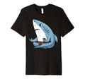 Meditation Shark Yoga Pose Relaxing T-Shirt - Novelty Apparel Men Women - T-Shirt, Sweatshirt, Hoodie