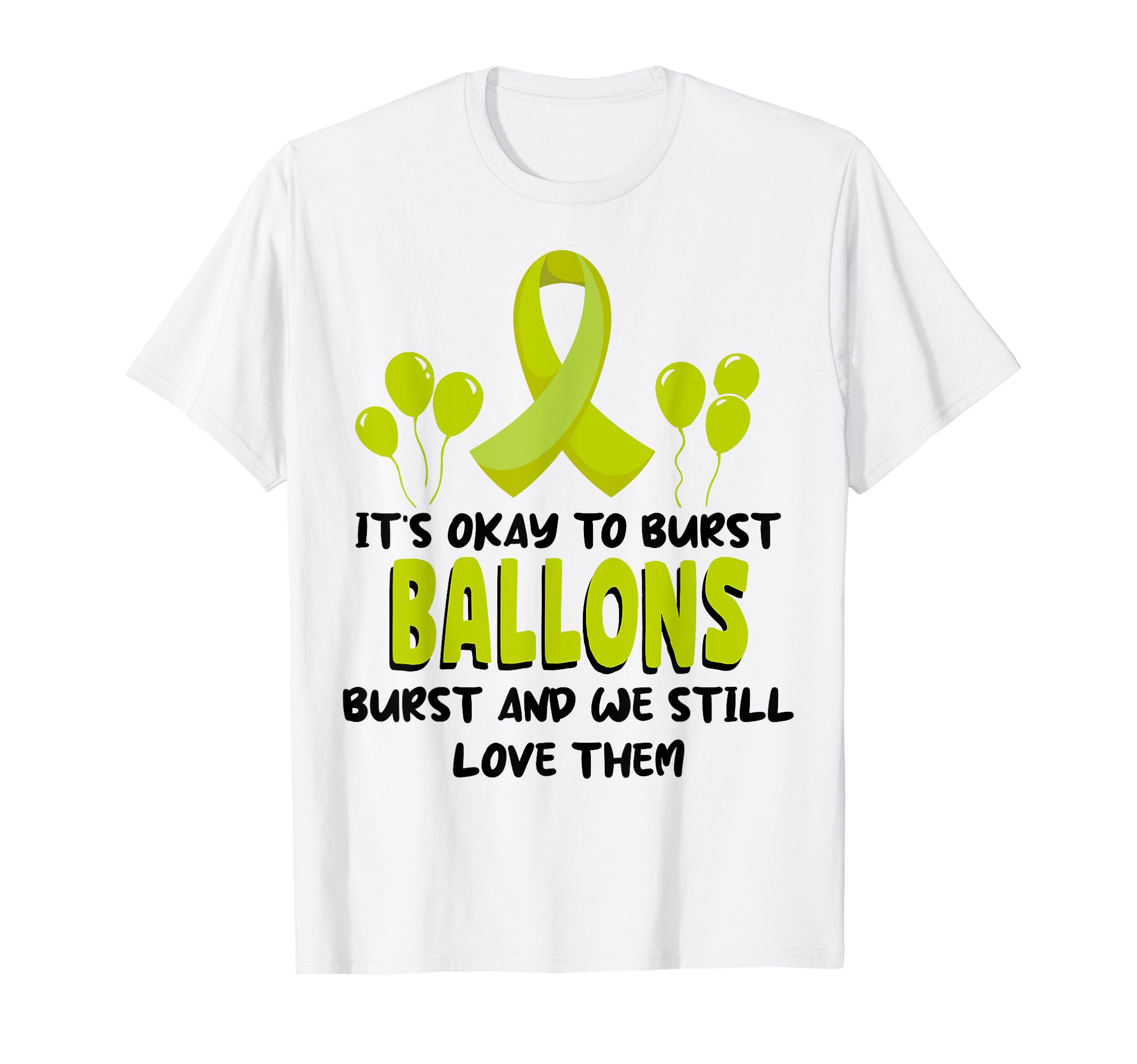 Balloons Burst Depression Mental Health T-Shirt - Graphic Print for Adults - T-Shirt, Sweatshirt, Hoodie