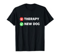 New Therapy Dog Lover Adoption Funny Pet T-Shirt - Graphic Print Men Women - T-Shirt, Sweatshirt, Hoodie