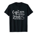 Coffee Gets Me Started Jesus T-Shirt - Casual Everyday Wear Men Women - T-Shirt, Sweatshirt, Hoodie