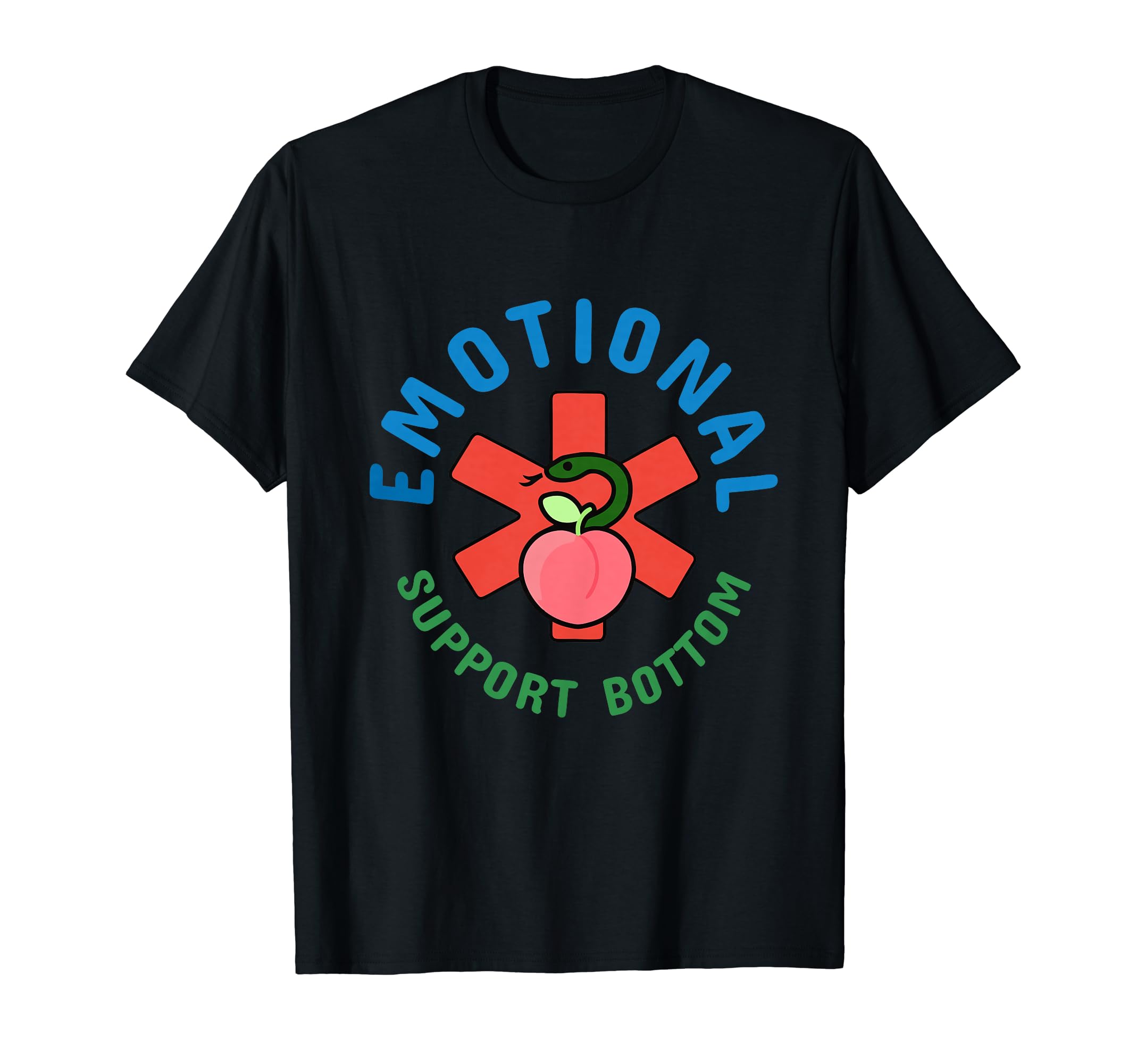 Emotional Support Bottom T-Shirt - Novelty Apparel Men Women - T-Shirt, Sweatshirt, Hoodie