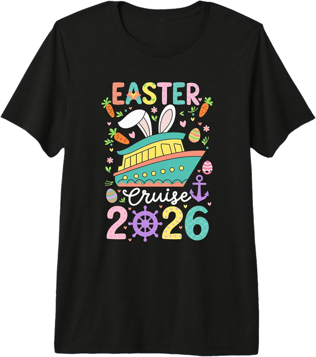 Funny Easter Cruise Crew 2026 Family Vacation Tees Unisex T-shirt, Sweatshirt, Hoodie, Long Sleeve Tee - T-Shirt, Sweatshirt, Hoodie