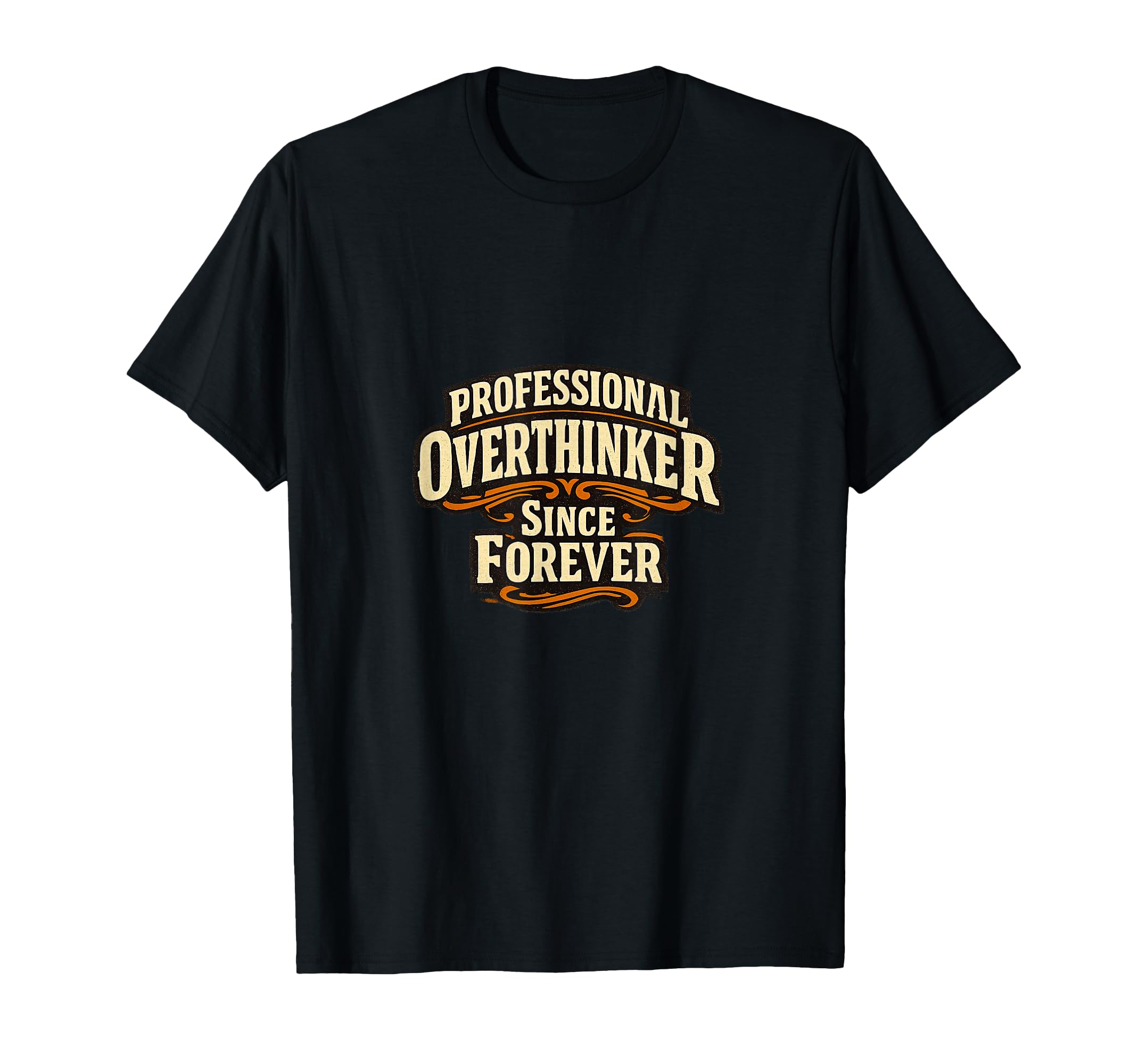 Overthinker Anxious Millennials T-Shirt - Minimalist Print for Adults - T-Shirt, Sweatshirt, Hoodie
