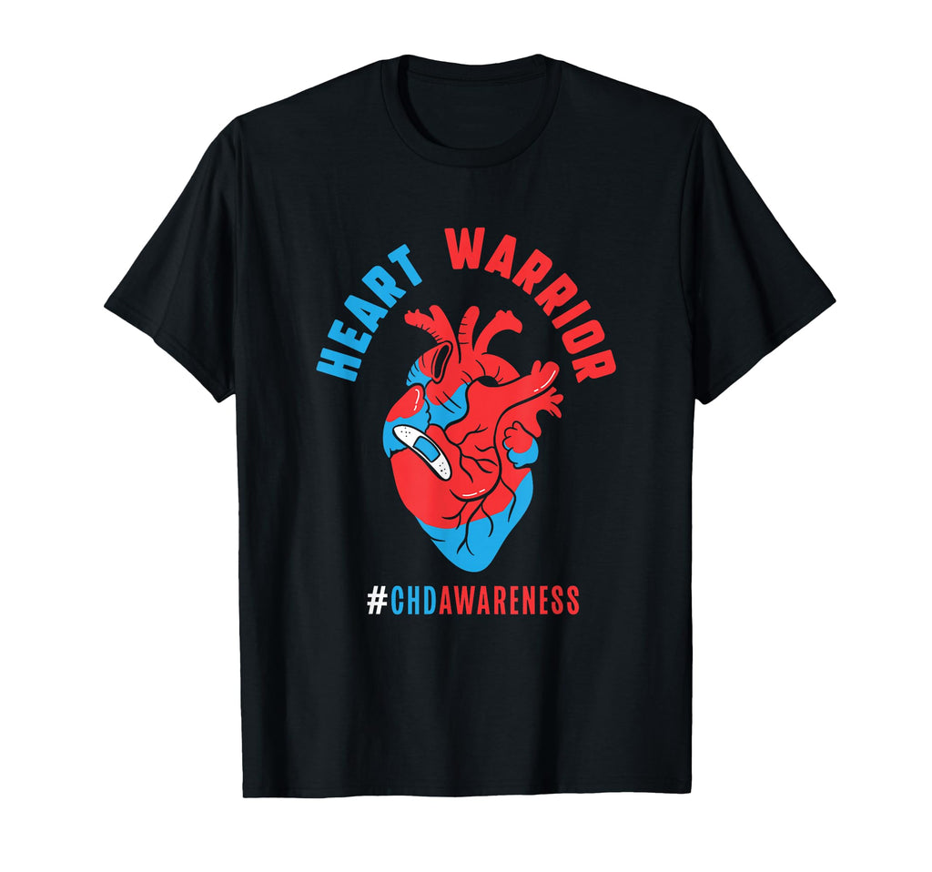 Heart Warrior Chd Awareness Congenital T-Shirt - Graphic Print for Adults - T-Shirt, Sweatshirt, Hoodie