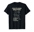 Cold Plunge Breathing Guide Ice Bath T-Shirt - Aesthetic Graphic Unisex - T-Shirt, Sweatshirt, Hoodie