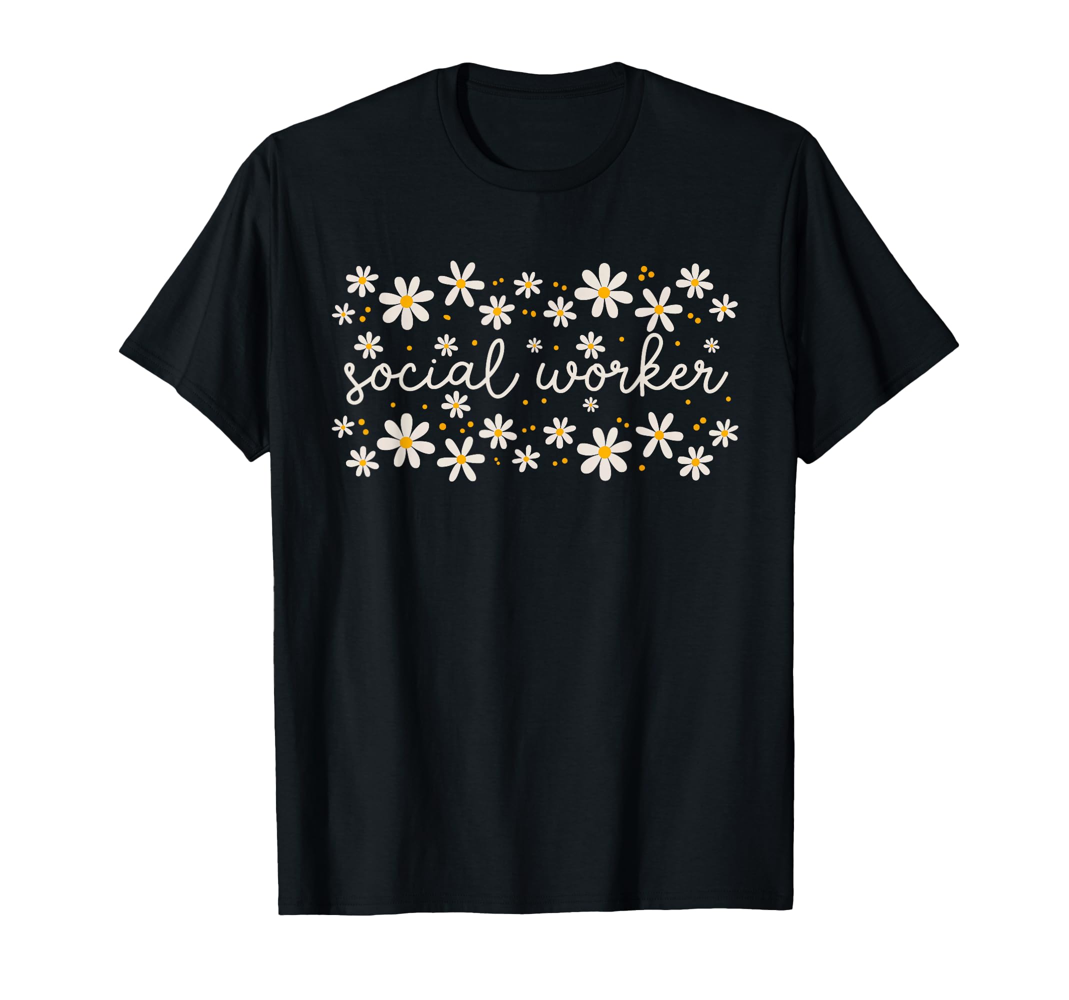 Social Worker Flower Floral Caseworker T-Shirt - Aesthetic Graphic Unisex - T-Shirt, Sweatshirt, Hoodie