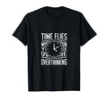 Time Flies Thoughtful Overthinker T-Shirt - Casual Everyday Wear Unisex - T-Shirt, Sweatshirt, Hoodie