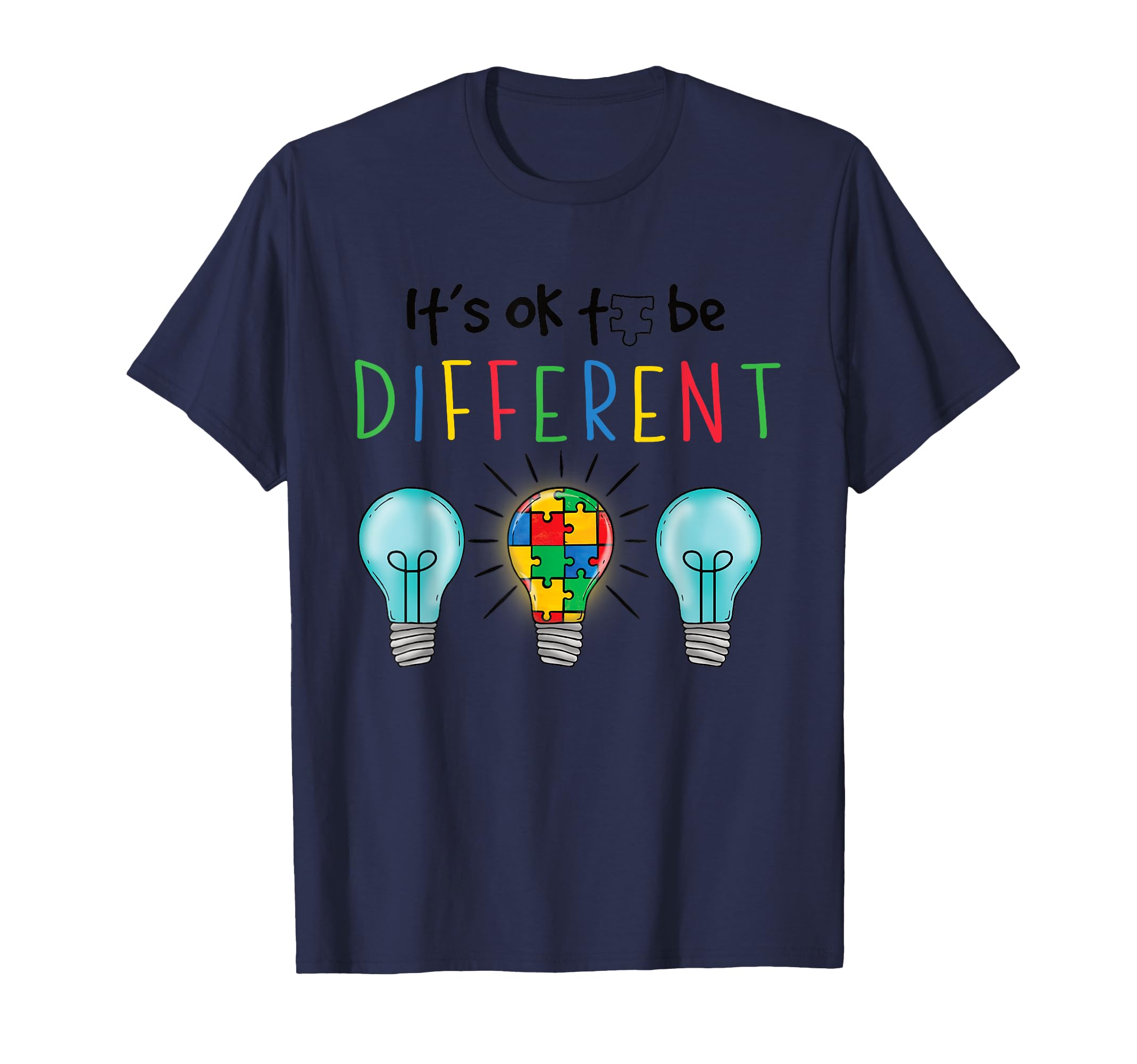 Neurodiversity Brain Autism Awareness T-Shirt - Custom Art Print Men Women - T-Shirt, Sweatshirt, Hoodie