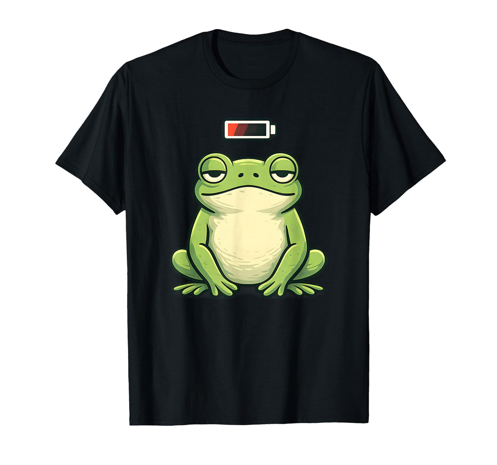 Social Battery Low Frog Introvert T-Shirt - Streetwear Style Men Women - T-Shirt, Sweatshirt, Hoodie