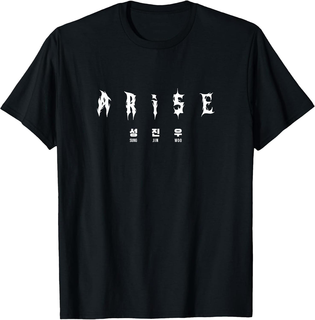Solo Level Jin Woo Arise Unisex T-shirt, Sweatshirt, Hoodie, Long Sleeve Tee - T-Shirt, Sweatshirt, Hoodie