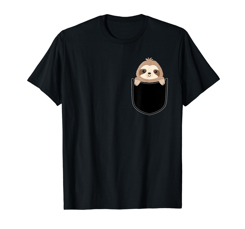 Sloth Pocket Animal Whisperer T-Shirt - Casual Everyday Wear Men Women - T-Shirt, Sweatshirt, Hoodie