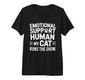 Emotional Support Human Tri Blend T-Shirt - Graphic Print for Adults - T-Shirt, Sweatshirt, Hoodie