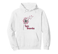 Just Breathe Motivational Heart Dandelion Hoodie - Unique Graphic Men Women - T-Shirt, Sweatshirt, Hoodie