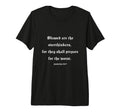Blessed Are Overthinkers Funny Biblical Tri T-Shirt - Graphic Print Unisex - T-Shirt, Sweatshirt, Hoodie