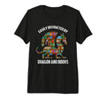 Easily Distracted Dragon And Books T-Shirt - Graphic Print Men Women - T-Shirt, Sweatshirt, Hoodie