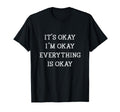 Its Okay Im Okay Everything Is Okay T-Shirt - Fun Novelty Design Unisex - T-Shirt, Sweatshirt, Hoodie