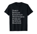 Jane Austen Darcy Bingley Wentworth T-Shirt - Graphic Print for Adults - T-Shirt, Sweatshirt, Hoodie