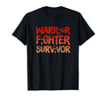 Warrior Fighter Survivor Semicolon T-Shirt - Novelty Apparel for Adults - T-Shirt, Sweatshirt, Hoodie