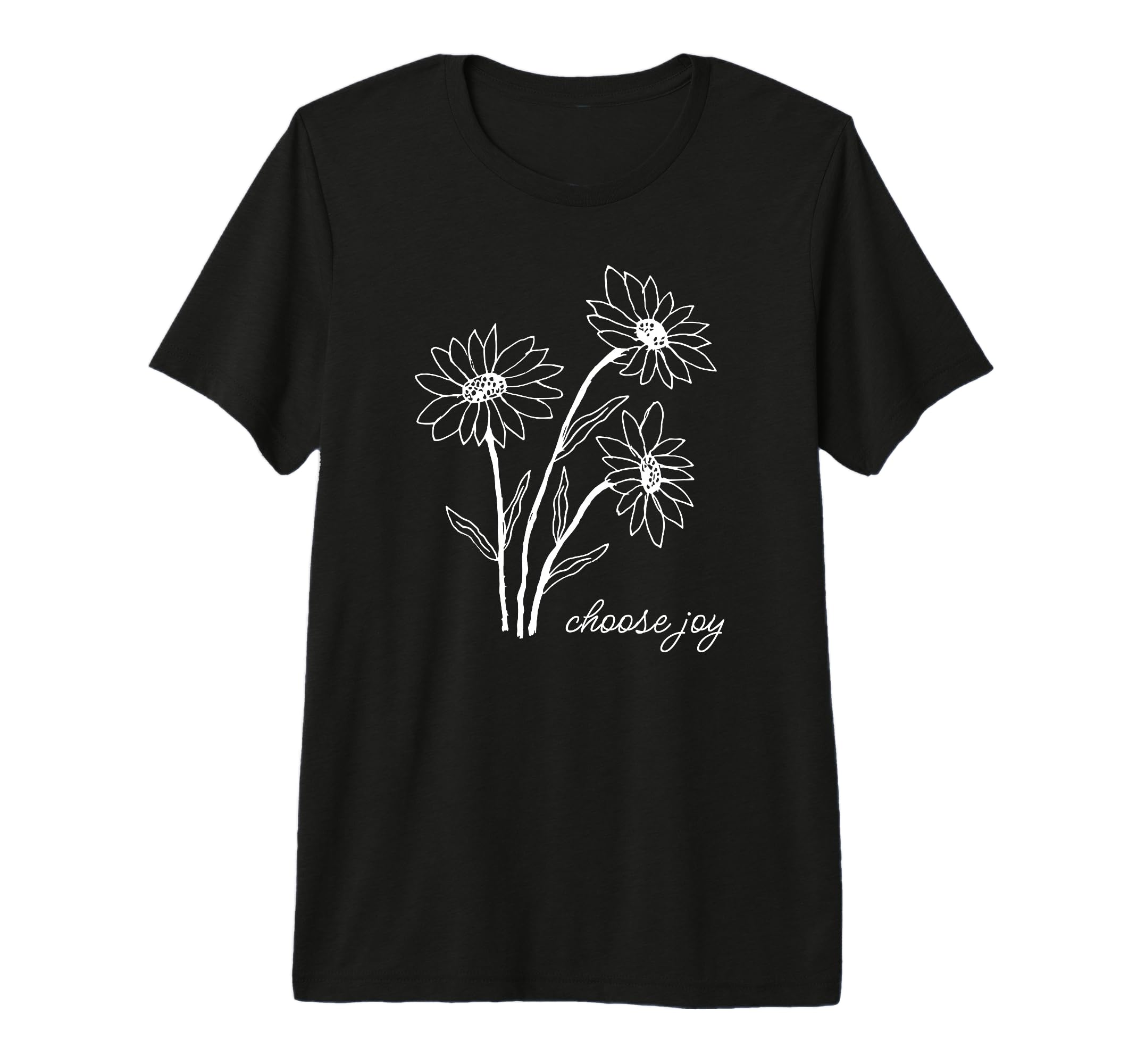 Choose Joy Floral Flower Garden Happy T-Shirt - Streetwear Style Men Women - T-Shirt, Sweatshirt, Hoodie