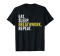 Eat Sleep Breathwork Repeat Funny T-Shirt - Novelty Apparel for Adults - T-Shirt, Sweatshirt, Hoodie