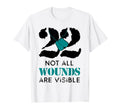Ptsd Awareness Month 22 Support T-Shirt - Minimalist Print Men Women - T-Shirt, Sweatshirt, Hoodie