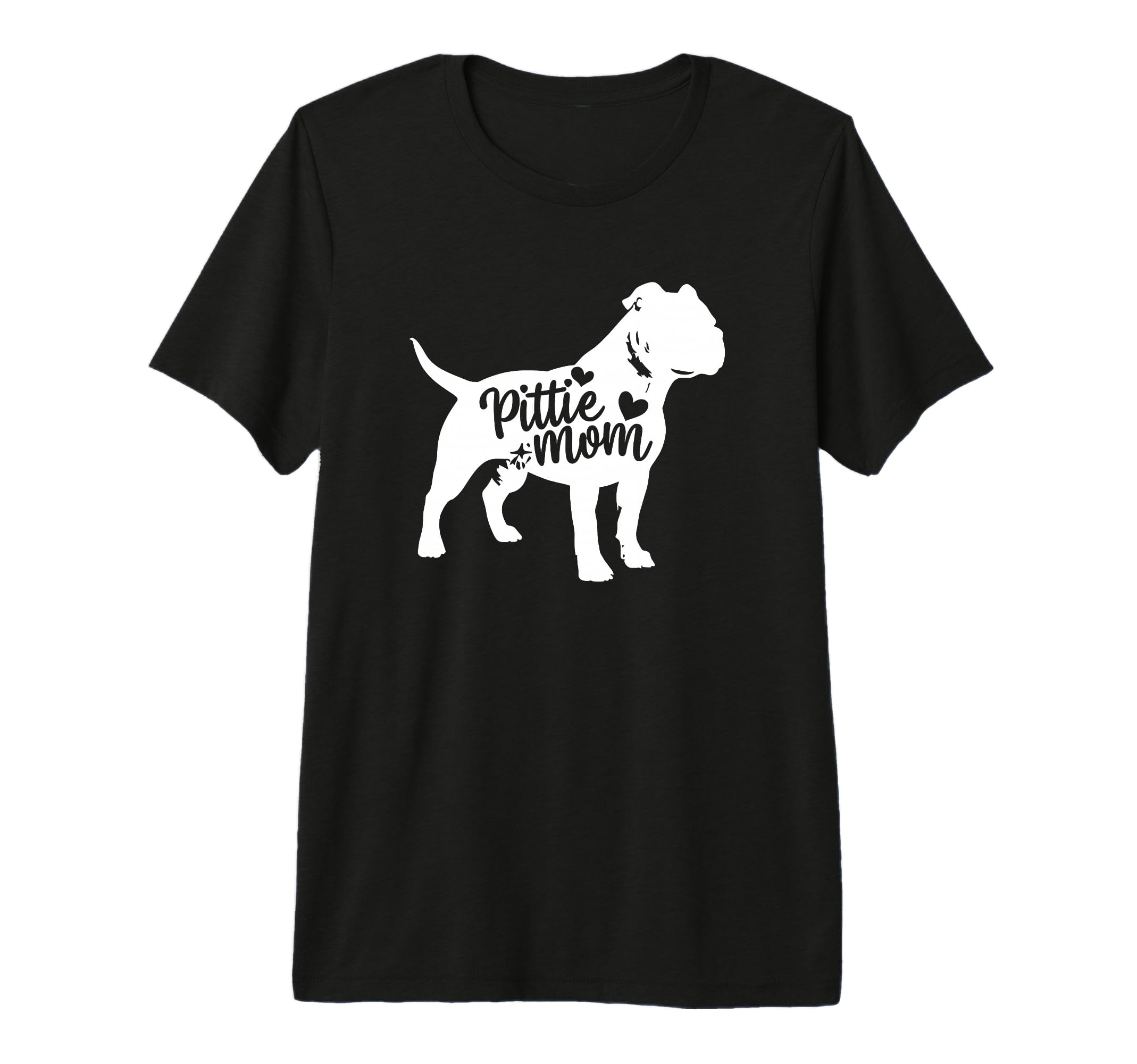 Pittie Mom Womens Pit Bull Terrier Dog T-Shirt - Graphic Print Unisex - T-Shirt, Sweatshirt, Hoodie