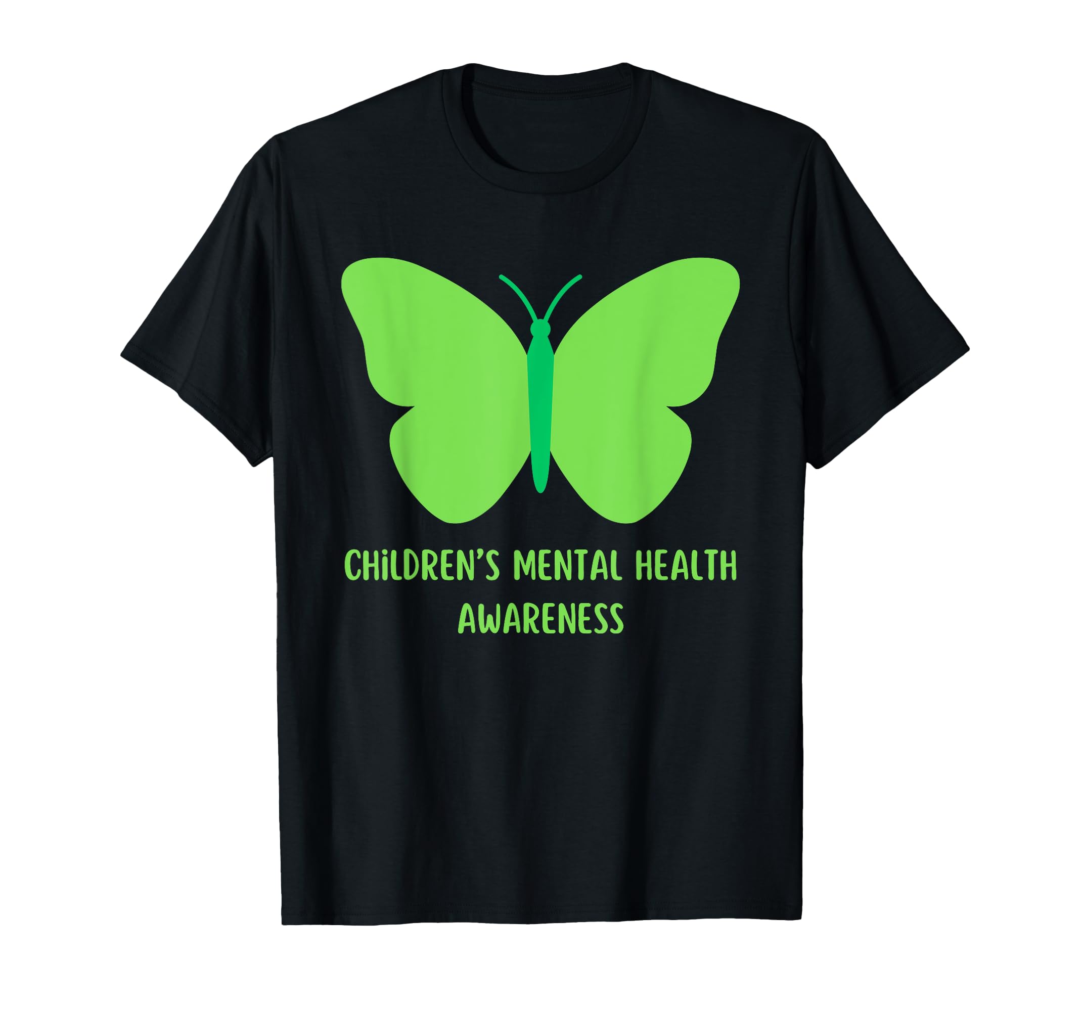 Butterfly National Childrens Mental T-Shirt - Trendy Graphic for Adults - T-Shirt, Sweatshirt, Hoodie