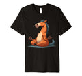 Meditation Horse Yoga Pose Relaxing T-Shirt - Novelty Apparel for Adults - T-Shirt, Sweatshirt, Hoodie