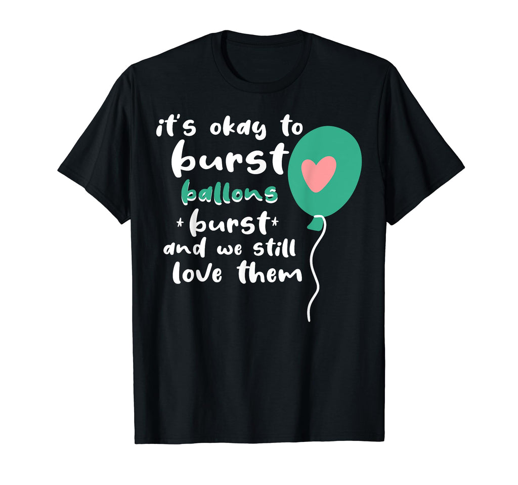 Balloons Burst Depression Mental Health T-Shirt - Trendy Graphic Men Women - T-Shirt, Sweatshirt, Hoodie