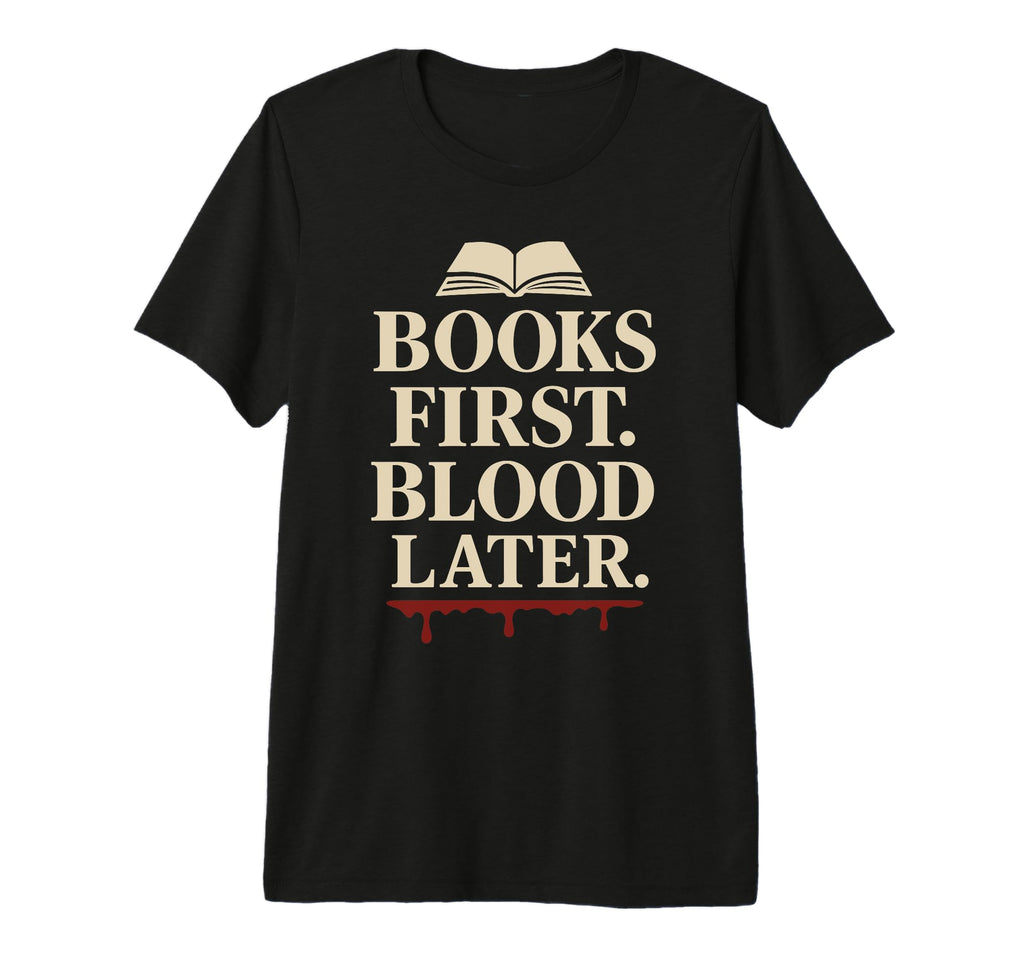 Vampire Fiction Bookish Romantic Fang T-Shirt - Minimalist Print Unisex - T-Shirt, Sweatshirt, Hoodie