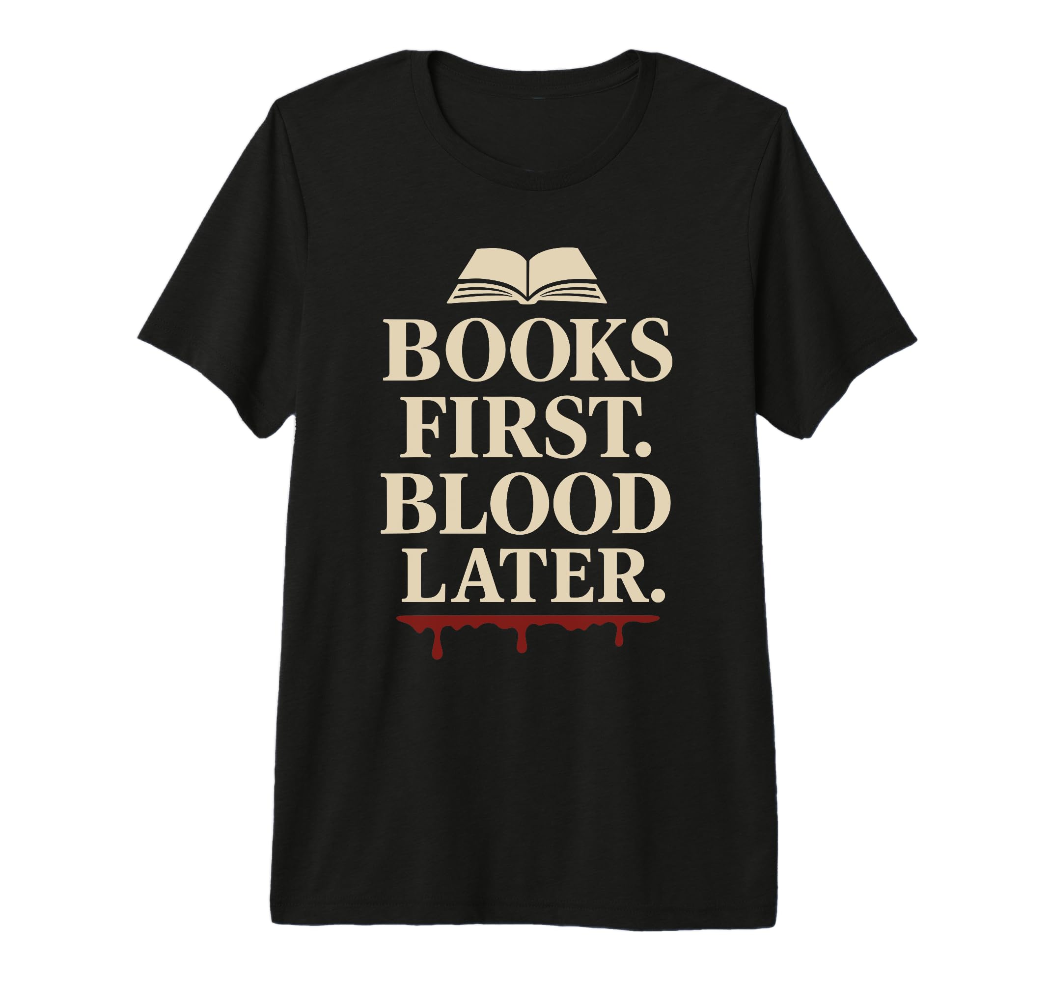 Vampire Fiction Bookish Romantic Fang T-Shirt - Minimalist Print Unisex - T-Shirt, Sweatshirt, Hoodie