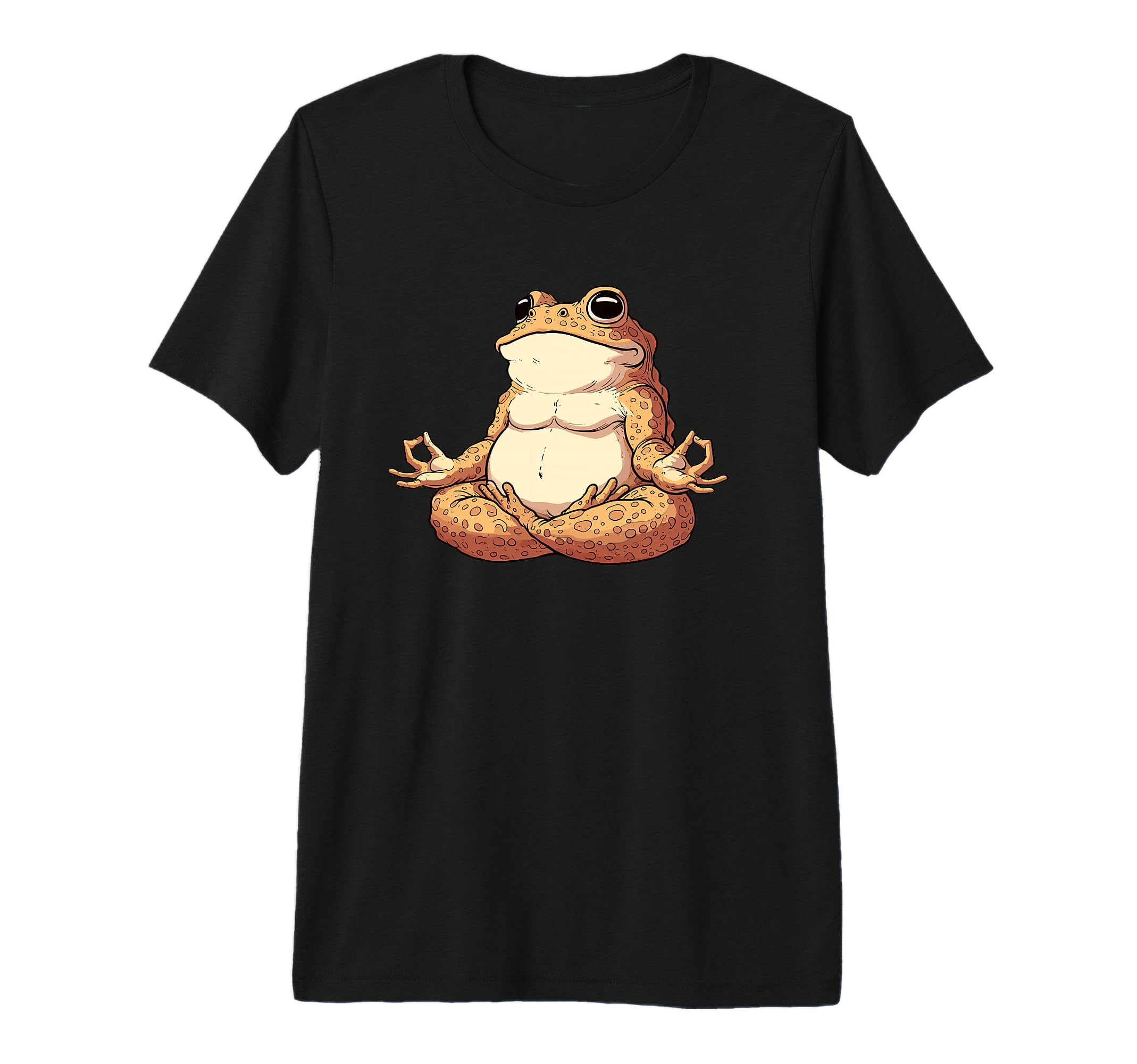 Meditation Frog Toad Yoga Pose T-Shirt - Casual Everyday Wear Men Women - T-Shirt, Sweatshirt, Hoodie