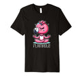 Flamaste Funny Flamingo Yoga Meditation T-Shirt - Novelty Apparel Unisex - T-Shirt, Sweatshirt, Hoodie