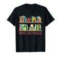 Books Are Magical Reading Bookworm T-Shirt - Custom Art Print Men Women - T-Shirt, Sweatshirt, Hoodie