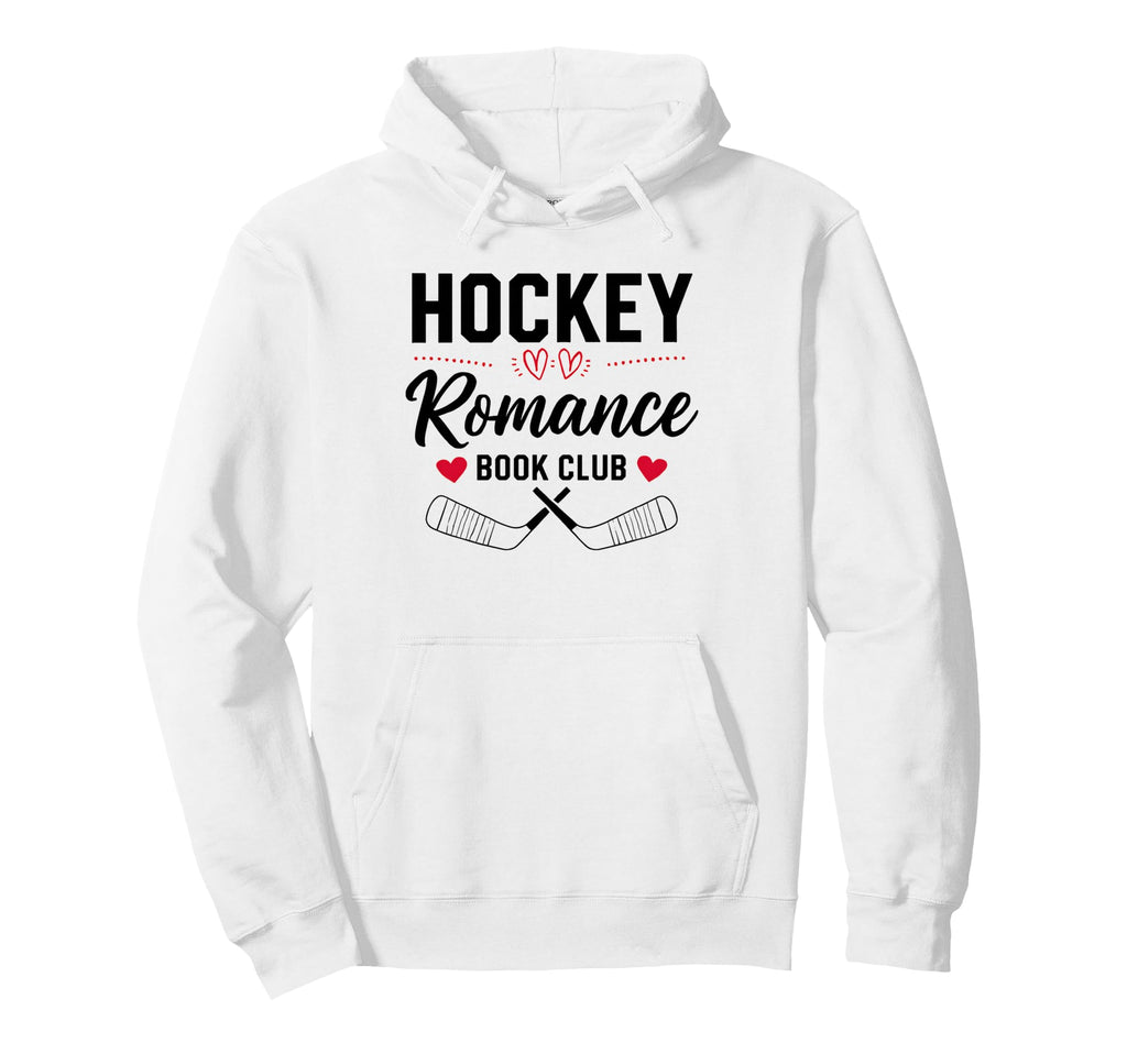 Hockey Romance Book Club Reader Sports Hoodie - Minimalist Print Men Women - T-Shirt, Sweatshirt, Hoodie