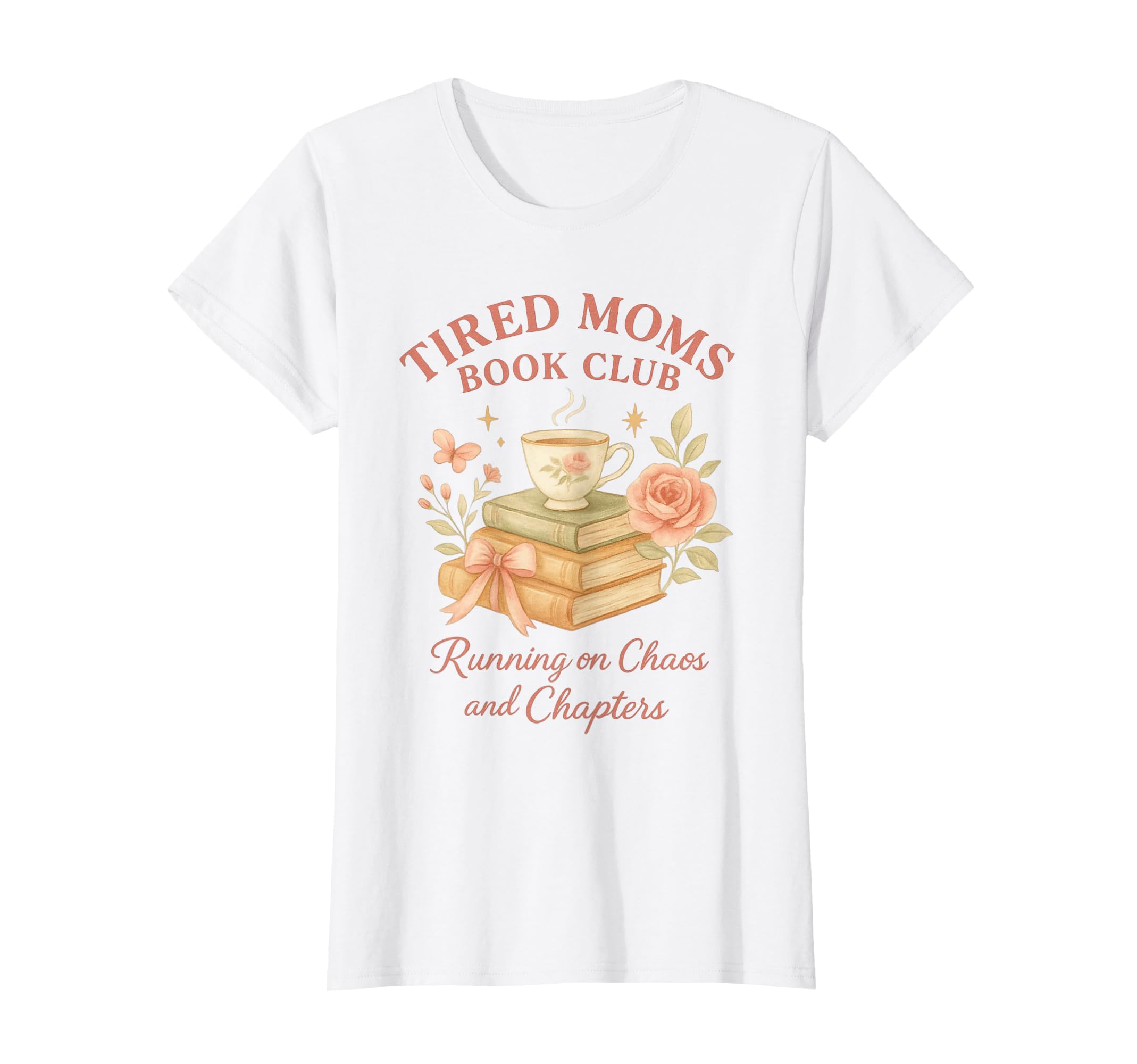 Womens Tired Moms Book Club T-Shirt - Casual Everyday Wear Men Women - T-Shirt, Sweatshirt, Hoodie