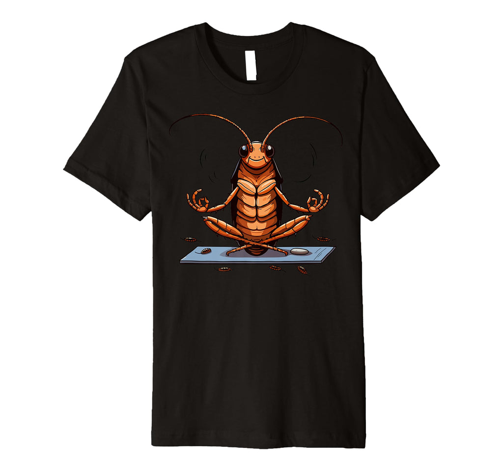 Meditation Cockroach Yoga Pose Relaxing T-Shirt - Trendy Graphic Unisex - T-Shirt, Sweatshirt, Hoodie