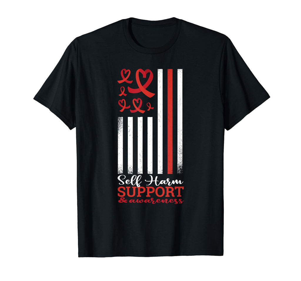 Self Harm Awareness Support Mental Health T-Shirt - Unique Graphic Unisex - T-Shirt, Sweatshirt, Hoodie