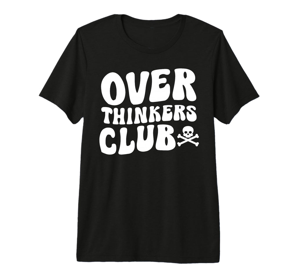 Overthinkers Club Tri Blend T-Shirt - Aesthetic Graphic Men Women - T-Shirt, Sweatshirt, Hoodie