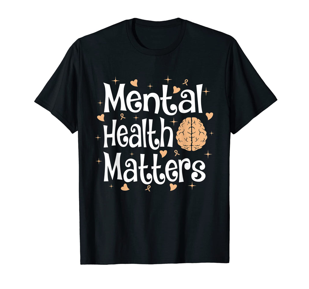 Mental Health Matters Happy Awareness T-Shirt - Graphic Print for Adults - T-Shirt, Sweatshirt, Hoodie