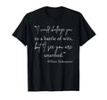 Bookworm Battle Wits William T-Shirt - Fun Novelty Design Unisex - T-Shirt, Sweatshirt, Hoodie