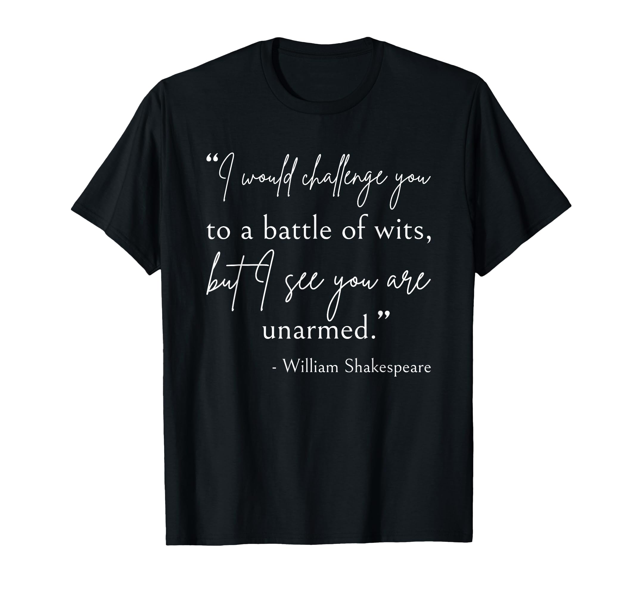 Bookworm Battle Wits William T-Shirt - Fun Novelty Design Unisex - T-Shirt, Sweatshirt, Hoodie