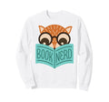 Threadless Grey Sky Chai Book Nerd Sweatshirt - Custom Art Print for Adults - T-Shirt, Sweatshirt, Hoodie