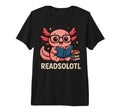 Readsolotl Nerdy Axolotl Quirky T-Shirt - Fun Novelty Design Men Women - T-Shirt, Sweatshirt, Hoodie