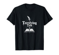 Halloween Literature Terrifying T-Shirt - Aesthetic Graphic for Adults - T-Shirt, Sweatshirt, Hoodie
