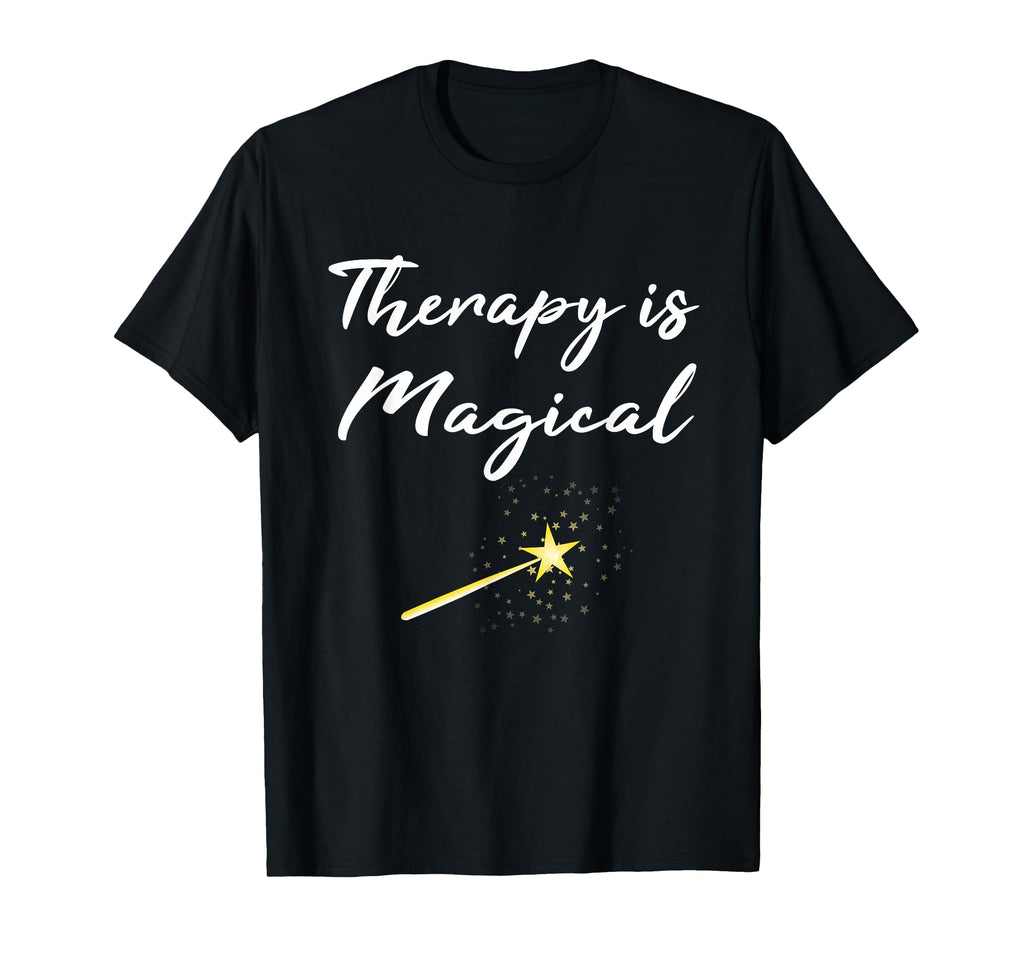 Therapist Gift Therapy Is Magical Mental T-Shirt - Minimalist Print Unisex - T-Shirt, Sweatshirt, Hoodie