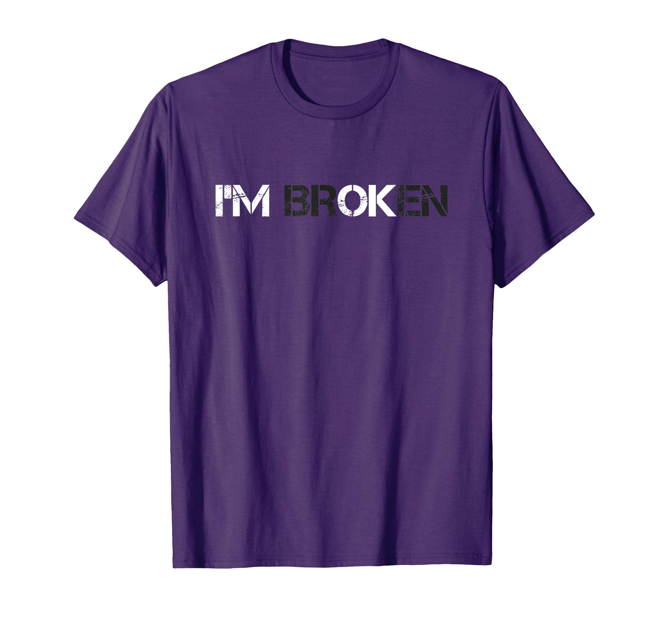 I Am Broken Im Ok Grief Im Ok Broken T-Shirt - Unique Graphic Men Women - T-Shirt, Sweatshirt, Hoodie