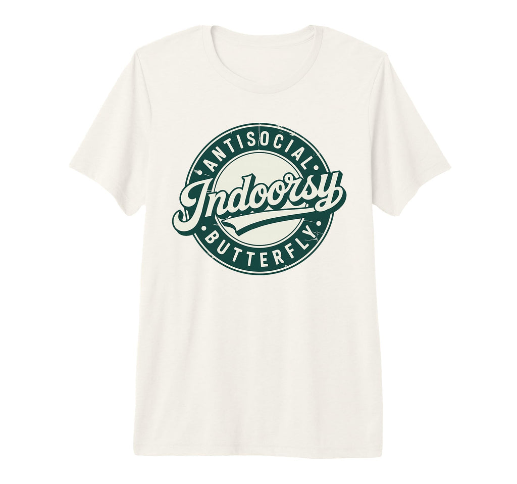 Indoorsy Antisocial Butterfly T-Shirt - Streetwear Style for Adults - T-Shirt, Sweatshirt, Hoodie
