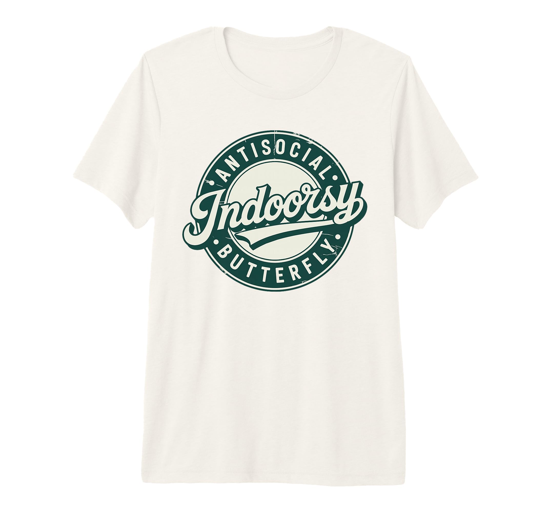 Indoorsy Antisocial Butterfly T-Shirt - Streetwear Style for Adults - T-Shirt, Sweatshirt, Hoodie