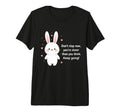 Bunny Keep Going Motivational Rabbit Tri T-Shirt - Novelty Apparel Unisex - T-Shirt, Sweatshirt, Hoodie